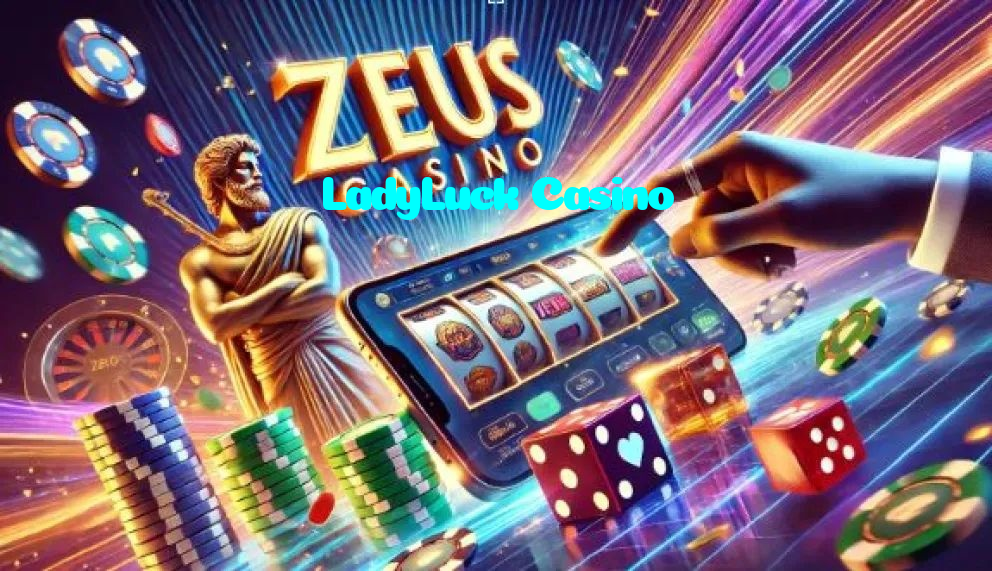LadyLuck Casino casino presented on mobile device in Pakistan with slots and live games